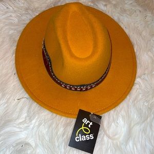 Girls Mustard Colored Hat (NWT)